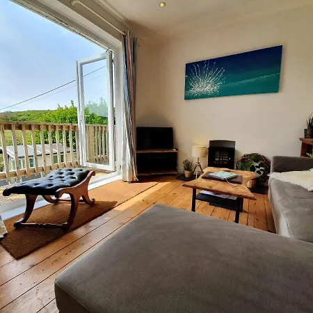 Ferienwohnung Hoblyns Cove Holywell Bay Exterior foto