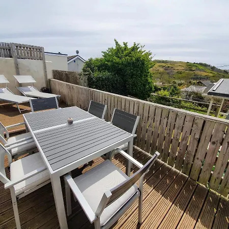 Ferienwohnung Hoblyns Cove Holywell Bay Exterior foto